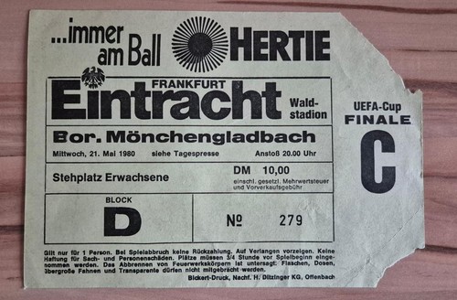 Ticket uefa cup finale - ticket,