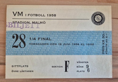 Ticket in malmö - wm, /