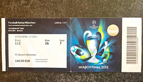 Sammlerticket league finale - sammlerticket, cl