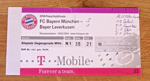 Eintrittskarte dfb - -,