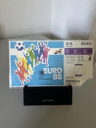 Ticket eintrittskarte 1988 - ticket/eintrittskarte, em