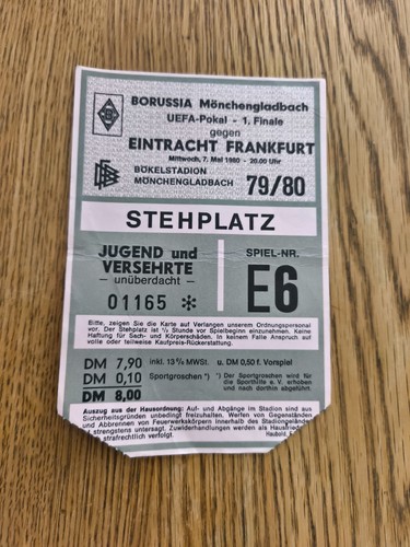Uefa cup finale 1980 - uefa-cup, 07.05.1980