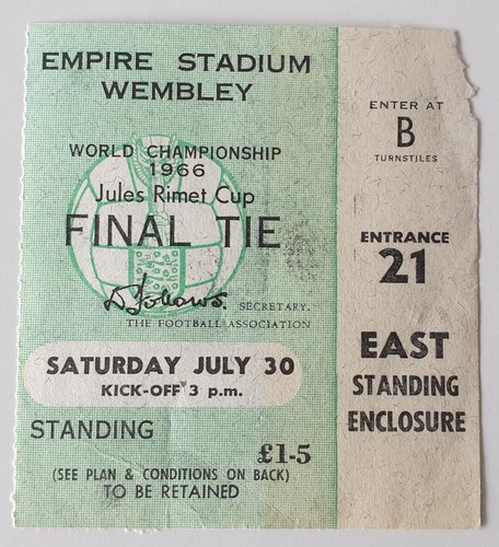 Finale 66 in london - wm, 30.7.66