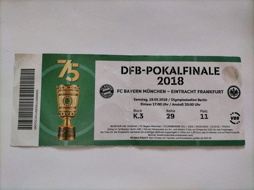 Sammler ticket dfb - ticket, dfb-pokal