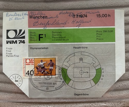 Ticket 1974 deutschland vs - 1974,