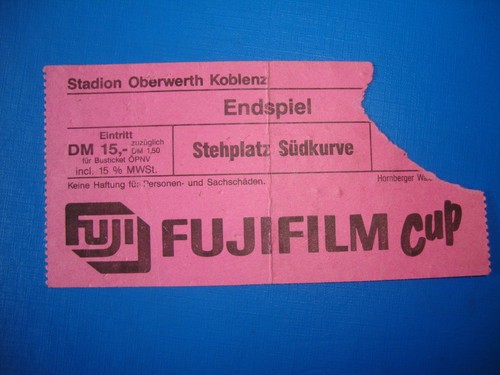 1995 ticket finale - finale, cup