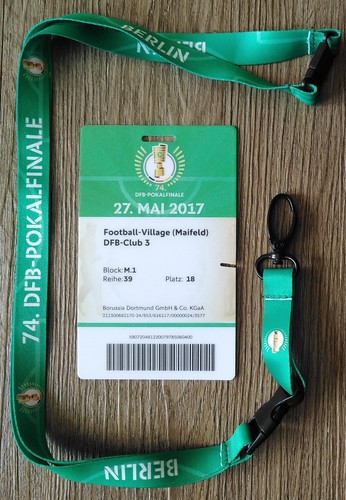 Vip pass dfb pokal - pokal, 2017