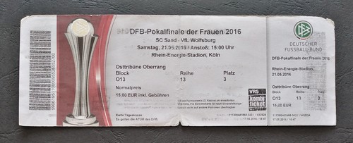 Ticket frauen pokal - ticket, finale
