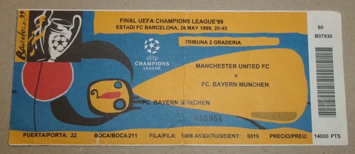 Eintrittskarte final uefa - final,