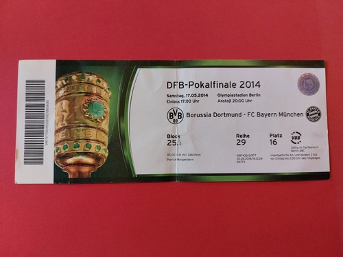 Used ticket dfb pokal finale - used,