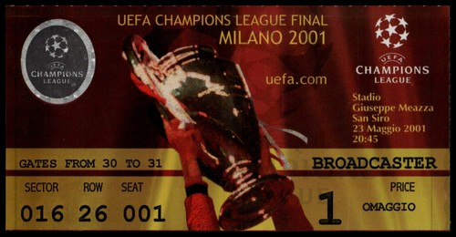 Ticket 2001 bayern münchen - fc,