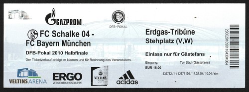 Ticket 2009 fc schalke - ticket, 2009/10