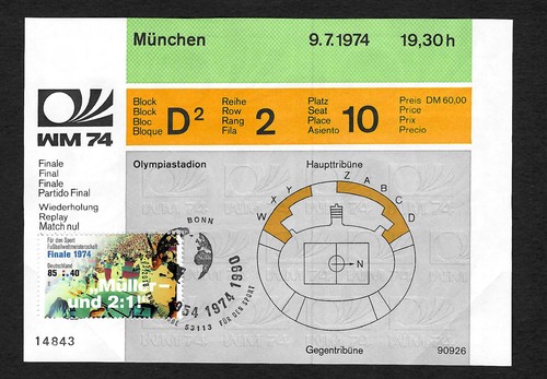 Bund original eintrittskarte - original,
