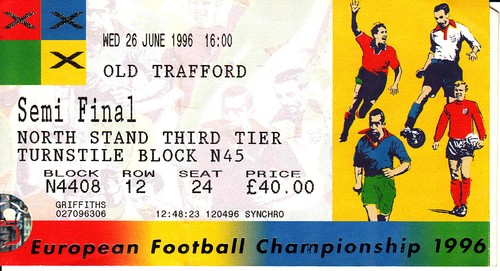 Ticket 1996 england - em,