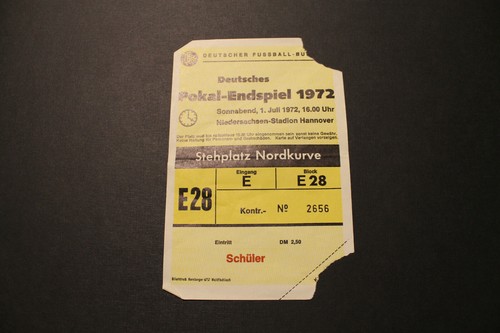 Ticket dfb pokal finale - ticket, 1972