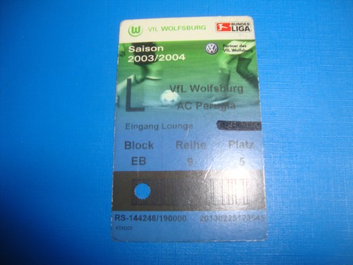 Ticket vfl wolfsburg ac - wolfsburg,